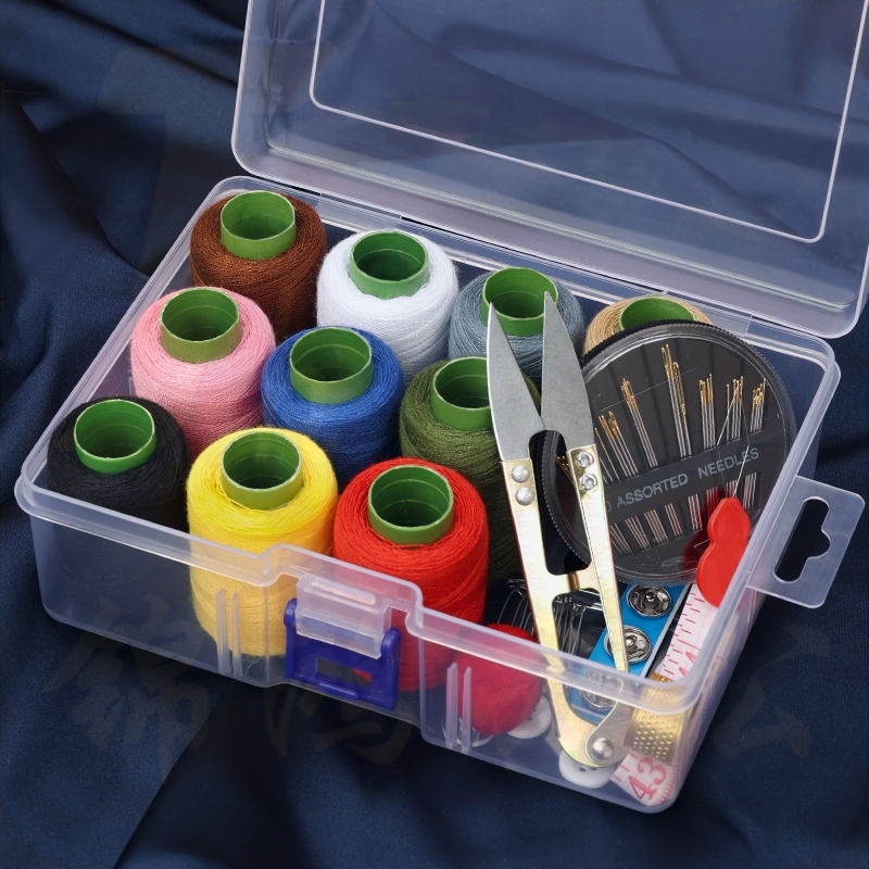 针线盒家用实用缝衣针线套装 家庭宿舍便携针线包高质量好收纳盒