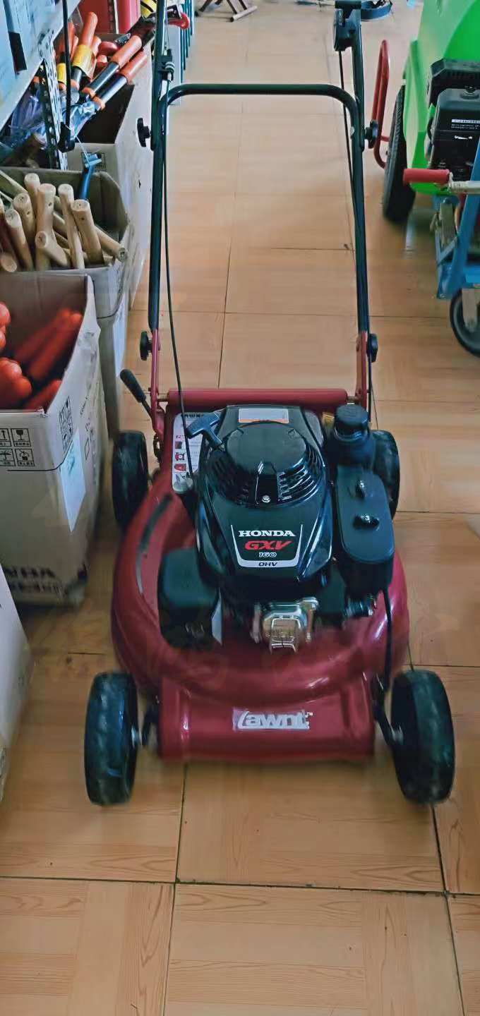 手推朗特草坪机，本田发动机，20寸钢底盘