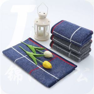 洁丽雅 毛巾 6729 740mm*330mm 蓝色