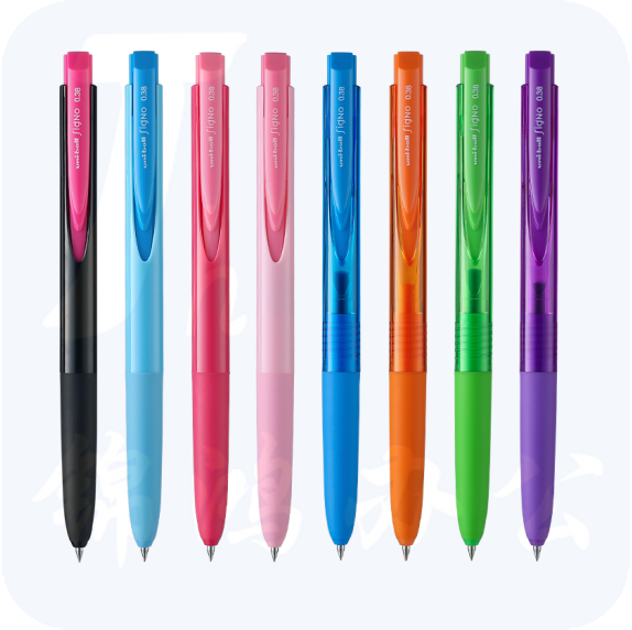 三菱 UMN-155 新顺滑多彩啫喱笔 0.5mm 紫色 按支销售