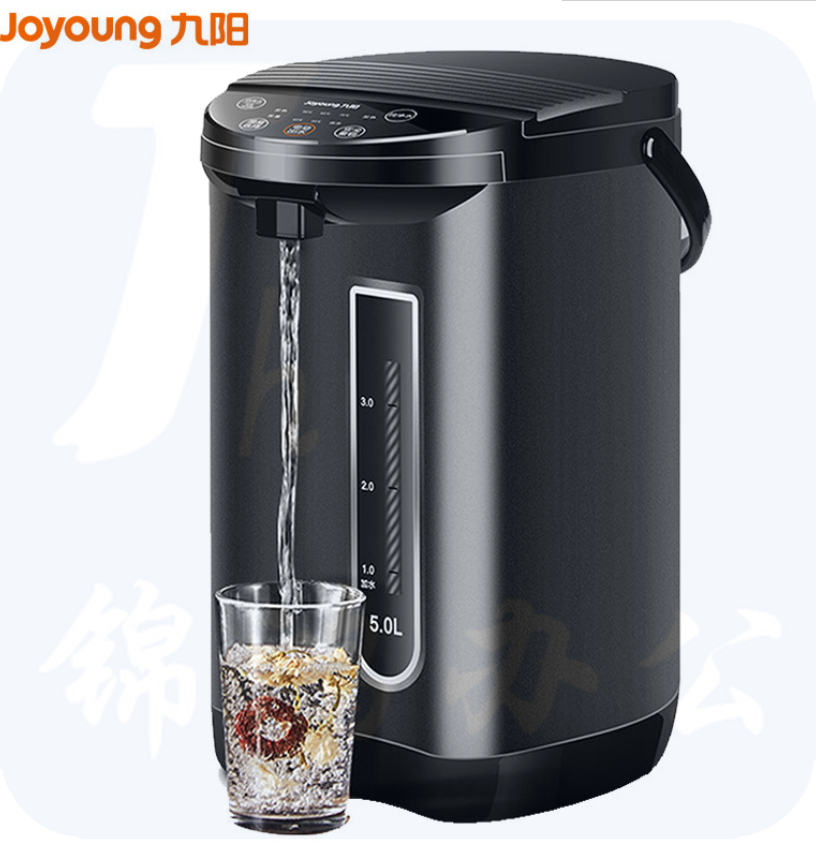 九阳电热水瓶热水壶 5L大容量六段保温304不锈钢K50-P611