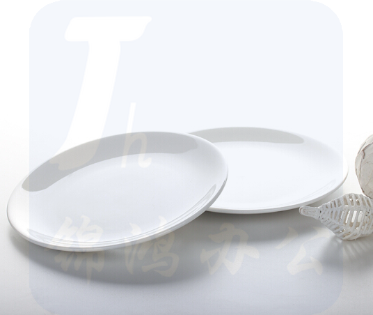 陶瓷餐具白瓷盘子(10英寸)