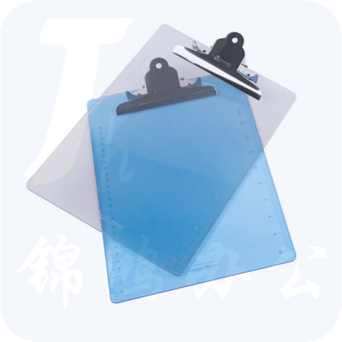 广博 A4优质PS书写板夹/文件夹板带刻度 蝴蝶夹颜色随机 单个装