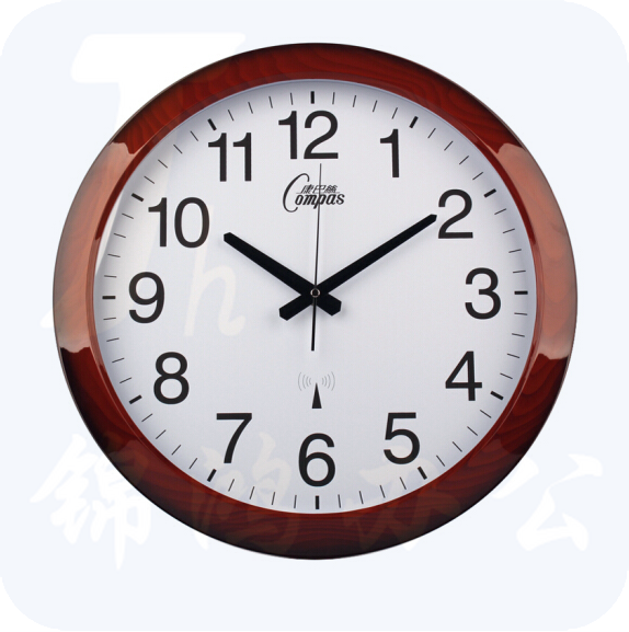 康巴丝  2060S-WIFI版 智能电波钟 考场专用仿木电波钟