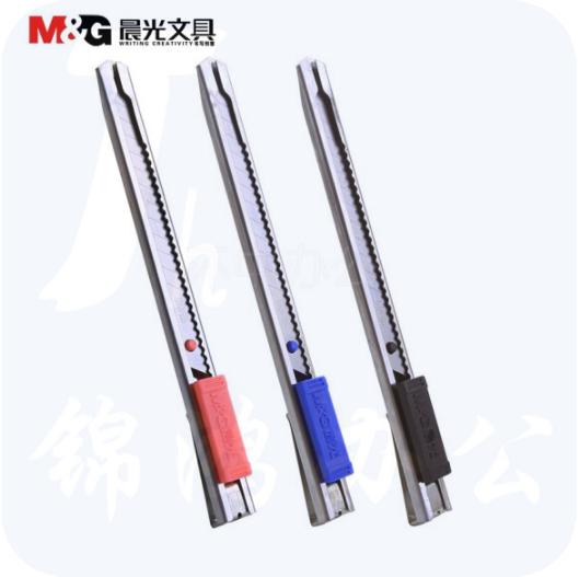 晨光 9mm金属小号美工刀裁纸刀壁纸刀 ASS91314颜色随机