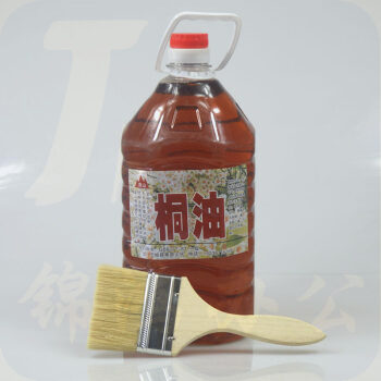 巨联（JULIAN）桐油 熟桐油防腐防水防开裂木器漆桐油天然油漆替代木油木蜡油清漆 15KG（不含毛刷）