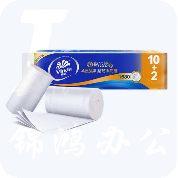 维达(Vinda) 无芯卷纸 超韧4层140克*12卷 卫生卷筒纸 纸巾
