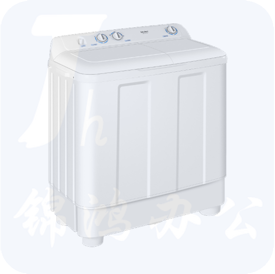 海尔（Haier） 双桶双缸半自动家用大容量洗衣机强劲动力水电分离飓风水流老人操作简单  12公斤双缸XPB120-628S