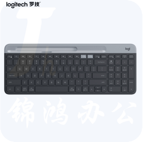 罗技（Logitech）K580 键盘 无线蓝牙键盘 办公键盘 便携超薄键盘 笔记本键盘 平板键盘 星空灰