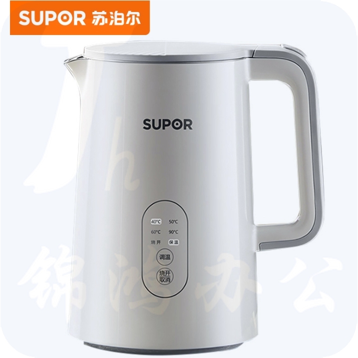 苏泊尔 电水壶1.5L烧水壶 温度显示 触控操作 5段调温电热水壶 SW-15J71A