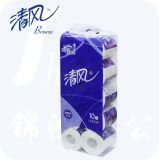 清风 B22AA5 原木有芯卷筒纸 3层 110*100MM 275段/卷 10卷/提