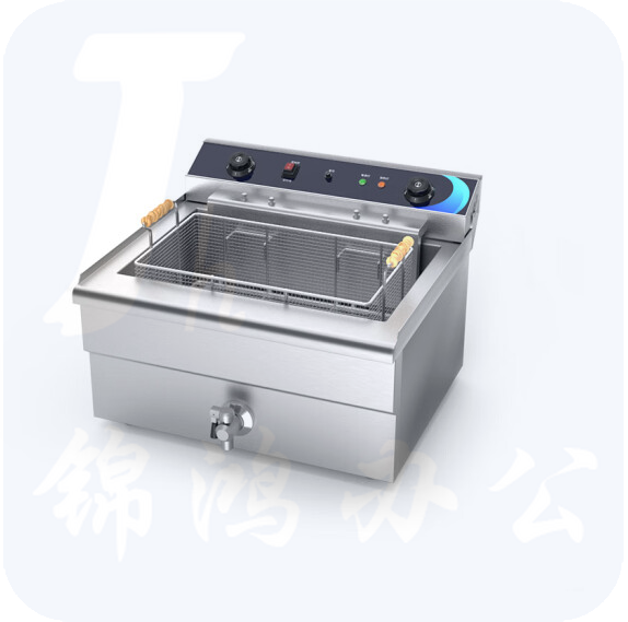 东贝  电炸锅单缸商用电炸炉大容量加厚加长油炸机 EF-301V  货号：JC