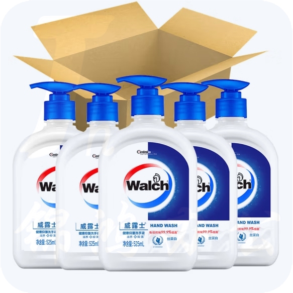 威露士健康抑菌洗手液丝蛋白525ml 12瓶/箱