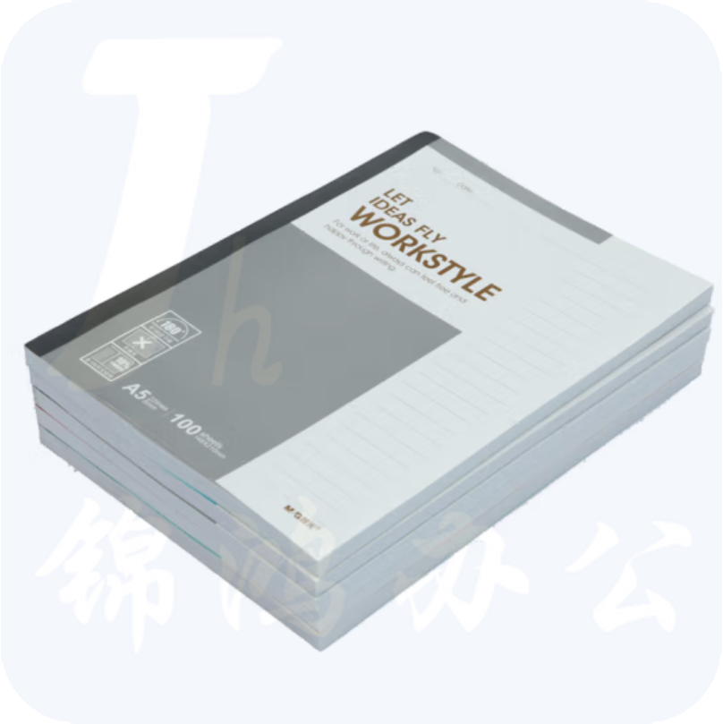 晨光 A5 无线装订本100页软抄记事本 笔记本 APYJX411