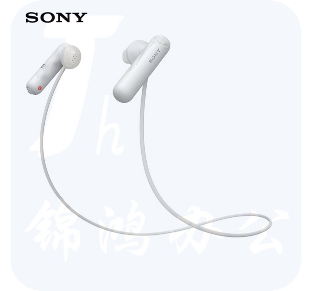 索尼 WI-SP500 无线蓝牙运动耳机 IPX4防泼溅  免提通话  白色/粉红/黑