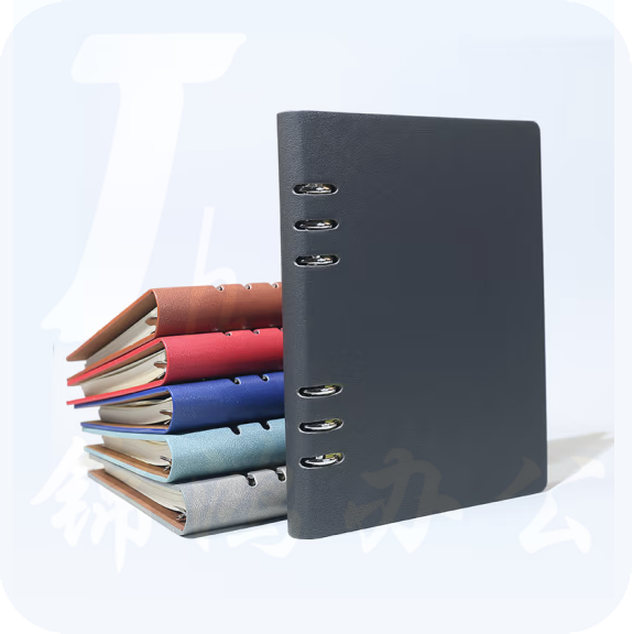 申士 A5/25K镂空活页商务记事本 办公笔记本 日记本 黑色 j0425