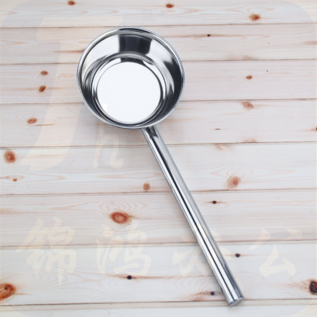 加长不锈钢水勺 水舀子 直径12.5 把长34cm