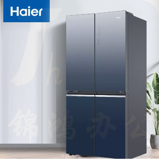海尔  四开门十字对开门冰箱  智能双变频风冷无霜冰箱 476升BCD-476
