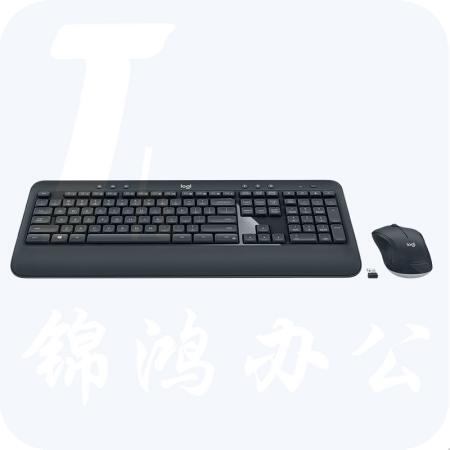 罗技（Logitech）MK540 无线键鼠套装 黑色 防泼溅 优联 舒适掌托