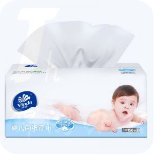 维达 软抽面巾纸 V2166 160*195mm 3层 150抽 3包/提 12提/箱 (36包/箱）