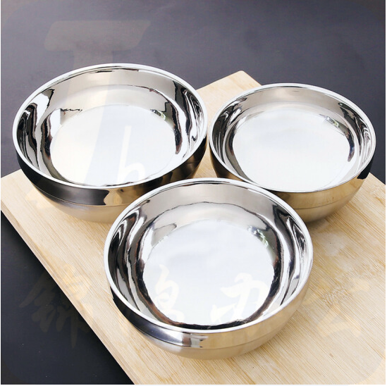 不锈钢餐具 儿童吃饭碗 直径12cm  货号：JC