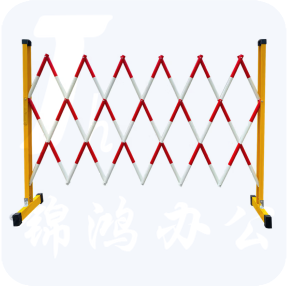 可移动伸缩围栏  红白相间伸缩护栏 高1.2米展开宽2米  货号：JC