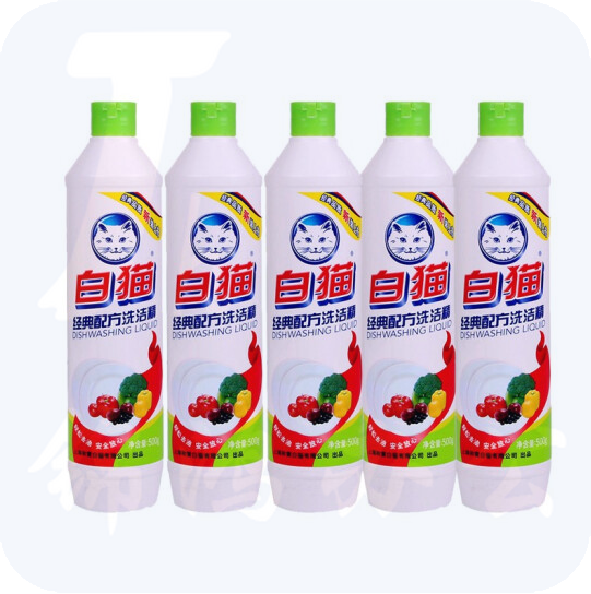 白猫 经典配方洗洁精 500g （30瓶/箱）