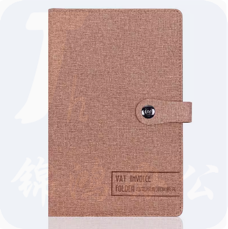 B5加厚发票夹增值税用票夹  A120棕色  货号：YC