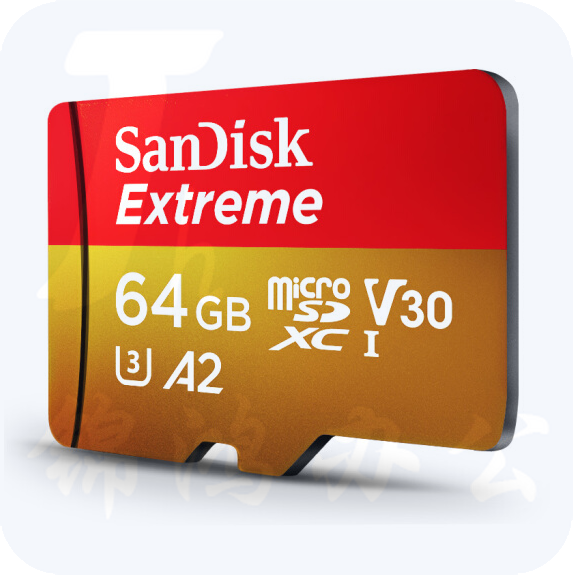 闪迪 64GB TF（MicroSD）存储卡 U3 C10 A2 V30 4K 至尊极速移动版内存卡SDSQXA2-064G-ZN6MA 读速160MB/s 写速60MB/s