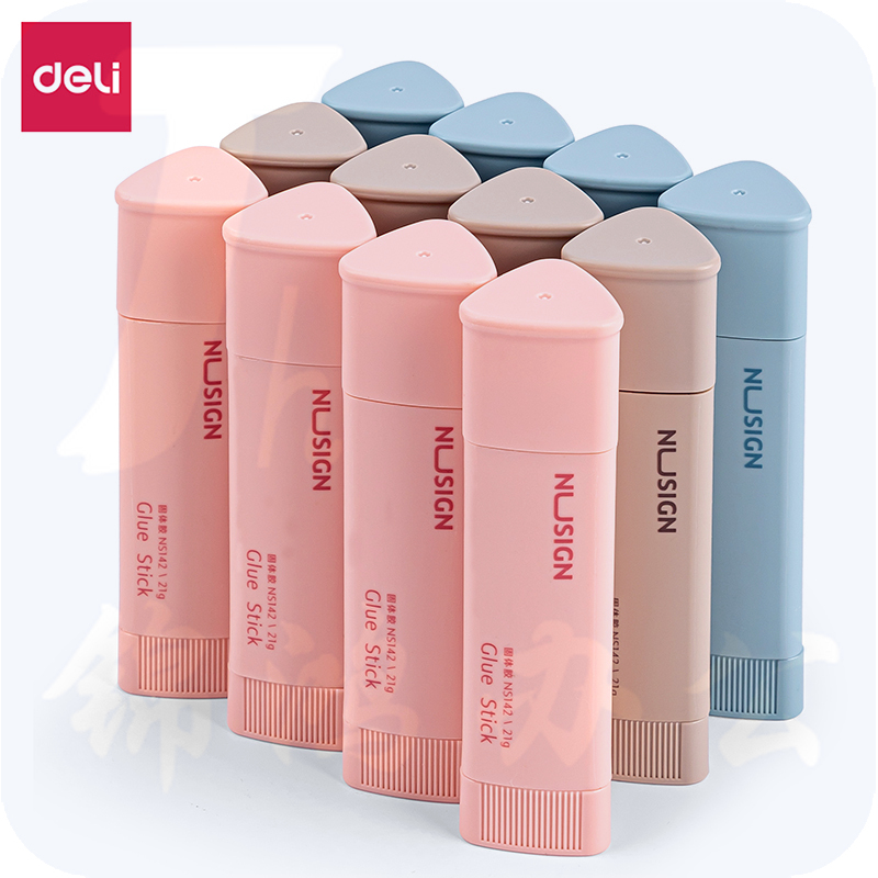 得力纽赛NS142三角形固体胶(混)(21g/支)12支装