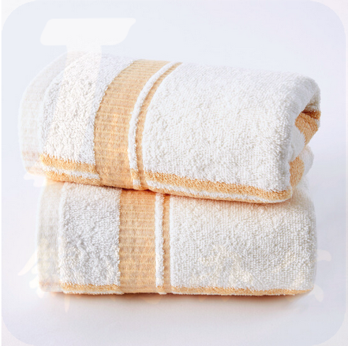 洁玉（JIEYU ) 纯棉毛巾 亲肤透气色织多臂才子洗脸巾单条装 棕色 33*72cm