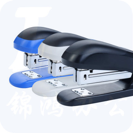 晨光（M&G）12号订书机金属拉杆统一型办公用品订书器ABS92722 黑蓝灰颜色随机 一包12个装