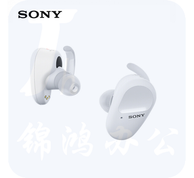 索尼 WF-SP800N 无线降噪运动耳机 支持重低音 跑步健身
