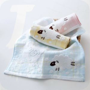 金号纯棉方巾 G6757WH 36*34cm 46g 红色