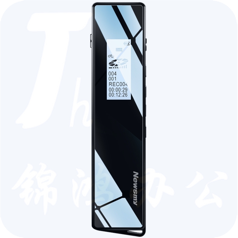 纽曼（Newsmy）录音笔 V03 16G 专业普及微型高清降噪 学习/会议采访取证适用 MP3播放器 哑黑