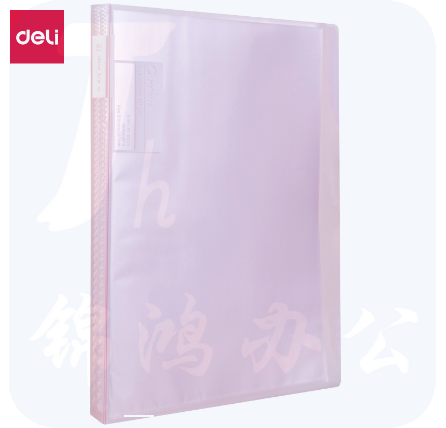 得力72556_40页资料册(红)(单位:个)