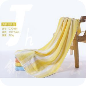 金号 纯棉浴巾 GA3084 140*72cm 354g 绿色