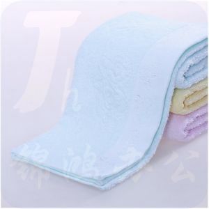 洁丽雅素色纯棉毛巾E0033蓝色70*34cm