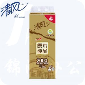 清风 B20AGJ 金装 原木小卷纸 200克*4层 10卷