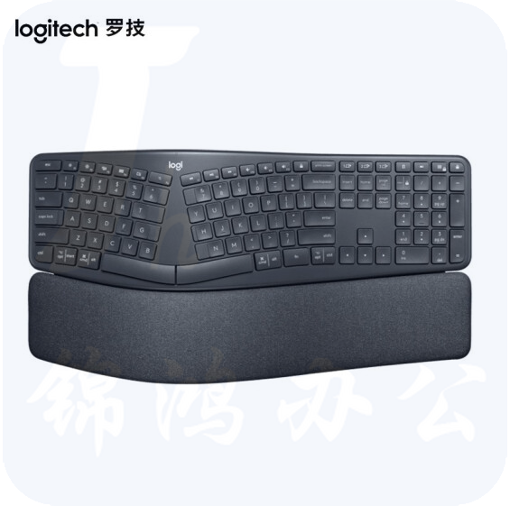 罗技（Logitech）ERGO K860 无线蓝牙键盘 人体工学分体式键盘 电脑笔记本商务办公键盘 K860