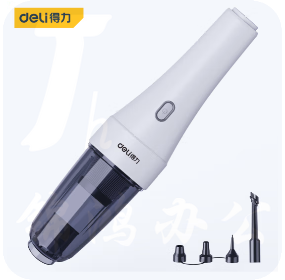 得力8500pa手持无线车载吸尘器锂电池可充气 DL881120