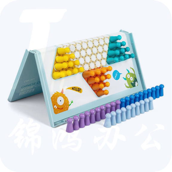  磁石跳棋 便携式棋盘   货号：ZF