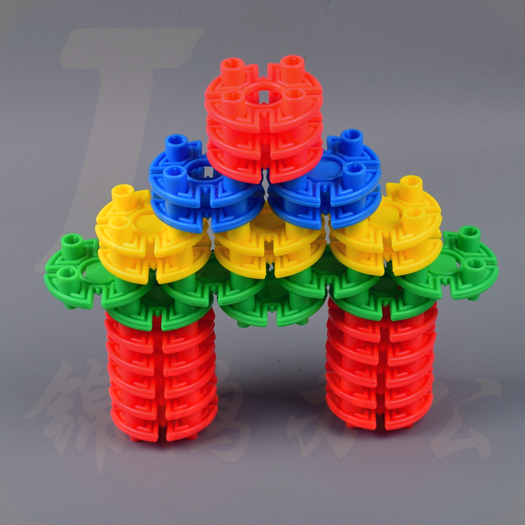 塑料积木/拼装套装小孩儿童玩具早教玩具拼插 （5067数字图片）