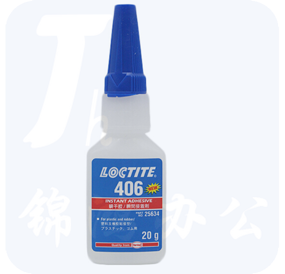 乐泰（LOCTITE）汉高乐泰Loctite406瞬间胶水 快干胶 三元乙丙橡胶难粘塑料胶粘剂
