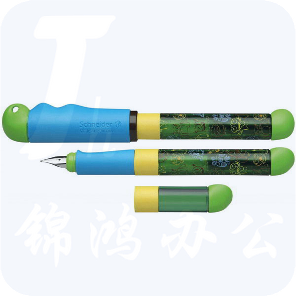 施耐德 162873 成长钢笔套装绿+蓝 F咀 绿色 按套销售
