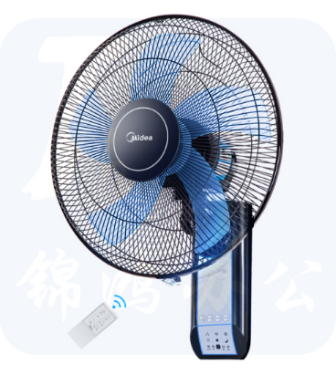 美的（Midea） 壁扇遥控 挂壁式电风扇  FW40-11AR  黑色