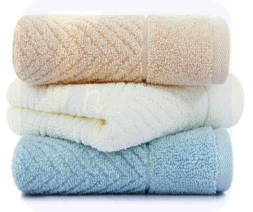 三利 纯棉A类标准简约素雅毛巾超值3条装 34×71cm 每条均独立包装 米色+浅咖+浅蓝