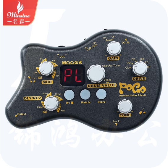 名森  效果器延时混响带校音鼓机 迷你效果器 货号：YC