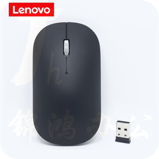 联想 无线鼠标静音鼠标 Air Handle轻音无线鼠标 黑色