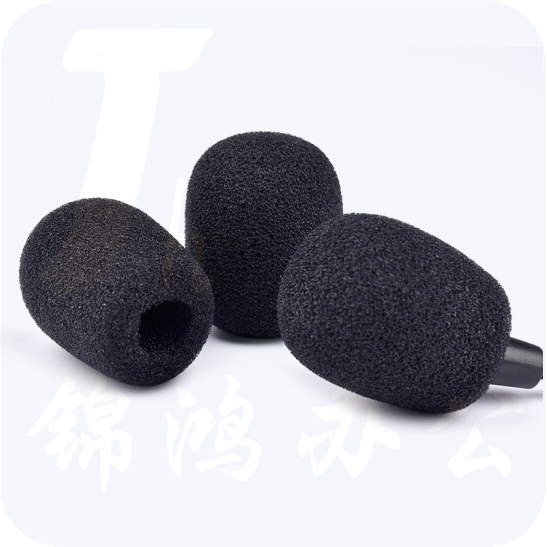 小蜜蜂麦克风海绵头  一次性话筒保护保护套  50个/组